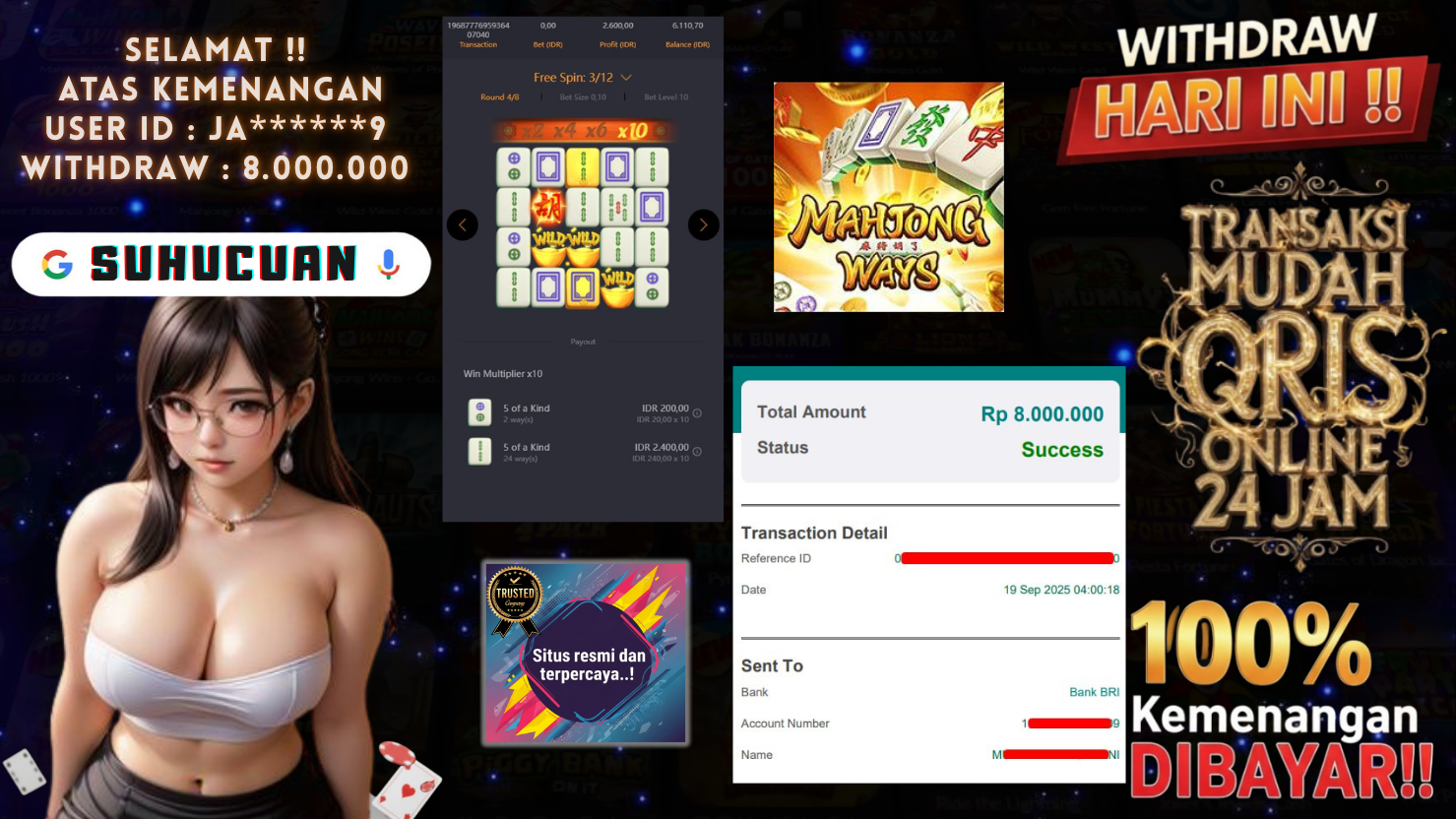 SUHUCUAN JACKPOT SLOT MAHJONG WAYS